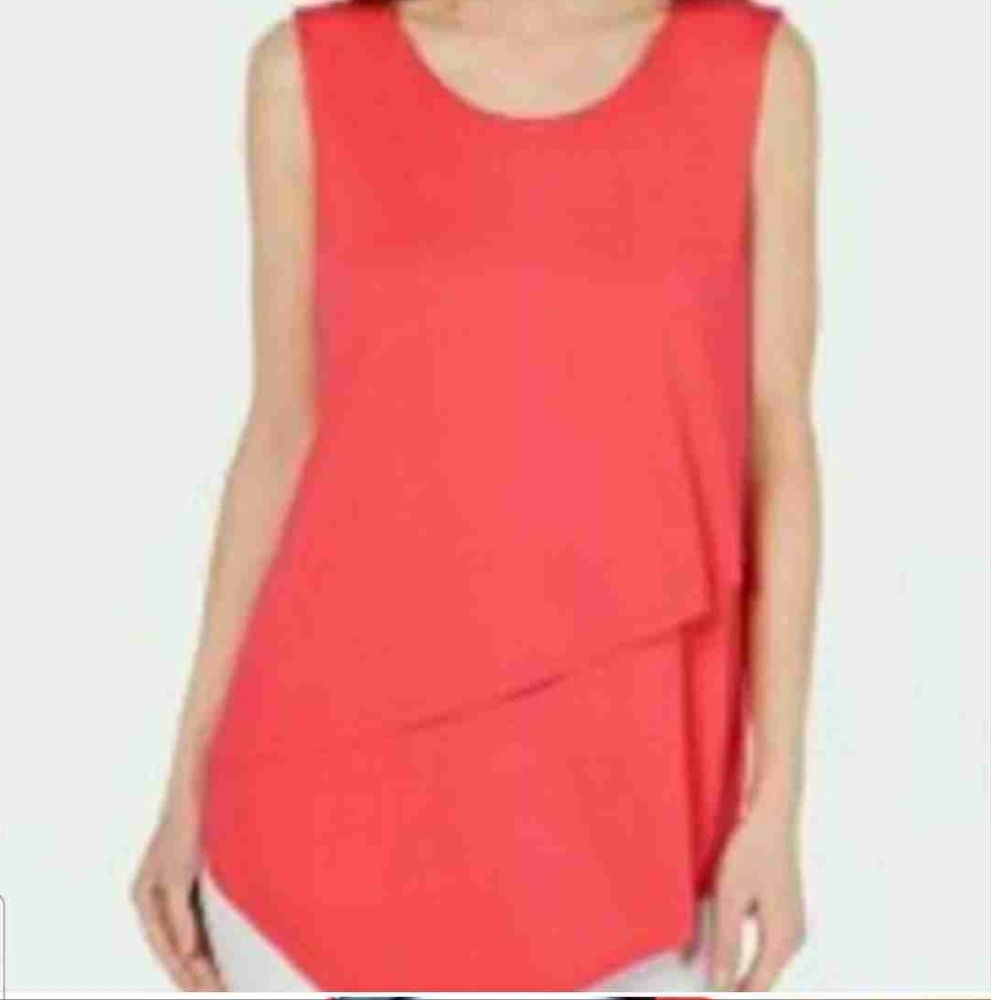 Alfani Women's Coral Sleeveless Top